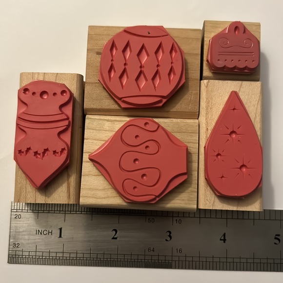 Christmas Ornaments S786 stamp set - Picture 4 of 5